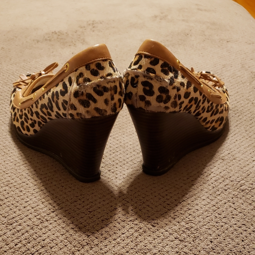 Sperry cheetah wedges - Picture 2 of 6